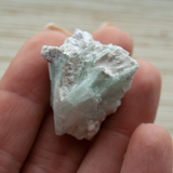 Indicolite Tourmaline with Lepidolite Thumbnail Specimen