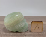 2" Caribbean Blue Calcite Skull