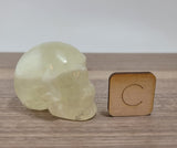 2" Citrine Skull