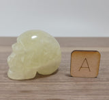 2" Citrine Skull