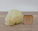 2" Citrine Skull