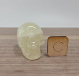 2" Citrine Skull