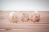2" Rose Quartz Skull