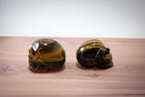 2" Tiger's Eye Skull