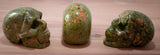 2" Unakite Skull