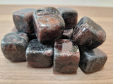 Garnet in Arfvedsonite Tumble