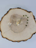 Citrine and Peridot Dew Drop Pendulum