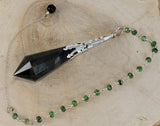 Labradorite and Ruby Zoisite Celestial Prism Pendulum