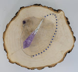 Amethyst and Lapis Celestial Prism Pendulum
