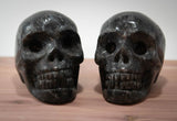 2.5" Arfvedsonite  Skull Carving