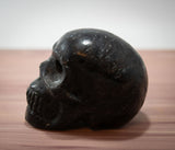 2.5" Arfvedsonite  Skull Carving
