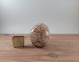 2.5" Red Line Jasper Skull Carving