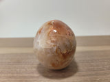 3" Rose Pink Ocean Jasper Skull