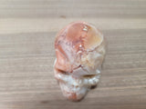 3" Rose Pink Ocean Jasper Skull