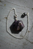 Amethyst Hexagon Pendulum - Old Souls Outpost