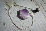 Amethyst Hexagon Pendulum - Old Souls Outpost