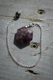 Amethyst Hexagon Pendulum - Old Souls Outpost