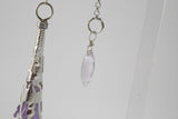 Amethyst and Moonstone Celestial Prism Pendulum