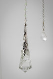 Chlorite Quartz and Prehnite Celestial Prism Pendulum