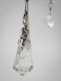 Chlorite Quartz and Prehnite Celestial Prism Pendulum