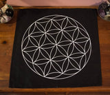 Cloth Crystal Grid - Flower Of Life - Old Souls Outpost