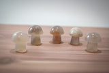 Flower Agate Mini Mushroom Carving