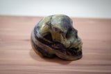 Fluorite Skull Carving