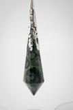 Kambaba Jasper and Smokey Quartz Celestial Prism Pendulum