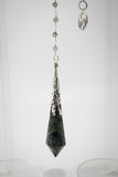 Kambaba Jasper and Smokey Quartz Celestial Prism Pendulum