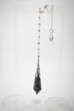 Kambaba Jasper and Smokey Quartz Celestial Prism Pendulum