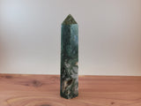 Large Moss Agate Tower