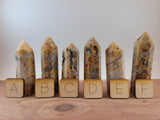 Medium Crazy Lace Agate Tower