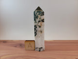 Medium Moss Agate Tower