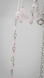 Moonstone and Rose Quartz Celestial Prism Pendulum