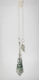 Tree Agate and Citrine Celestial Prism Pendulum