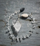Native Spirit Pendulum II - Quartz, Howlite & Onyx - Old Souls Outpost