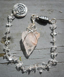 Native Spirit Pendulum III - Quartz & Onyx - Old Souls Outpost