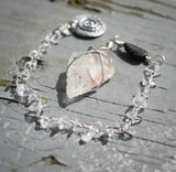 Native Spirit Pendulum III - Quartz & Onyx - Old Souls Outpost