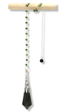 Labradorite and Ruby Zoisite Celestial Prism Pendulum
