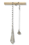 Quartz and Labradorite Celestial Prism Pendulum