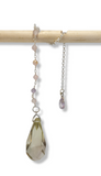 Citrine and Multi-Stone Dew Drop Pendulum