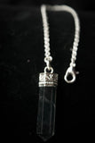 Polished Green Fluorite and Sterling Pendulum - Old Souls Outpost