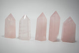 Polished Rose Quartz Tower