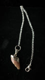 Raw Pink Tourmaline and Sterling Pendulum Bracelet - Old Souls Outpost