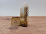 Small Crazy Lace Agate Tower