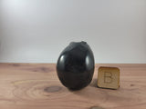 Unique Black Obsidian Skull Carving