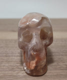 2" Flower Agate Skull