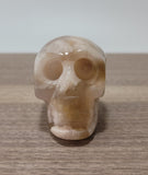 2" Flower Agate Skull