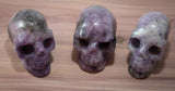 2" Lepidolite Skull