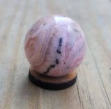 Rhodochrosite Sphere